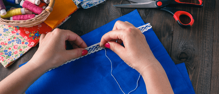 Sewing can lead to carpal tunnel